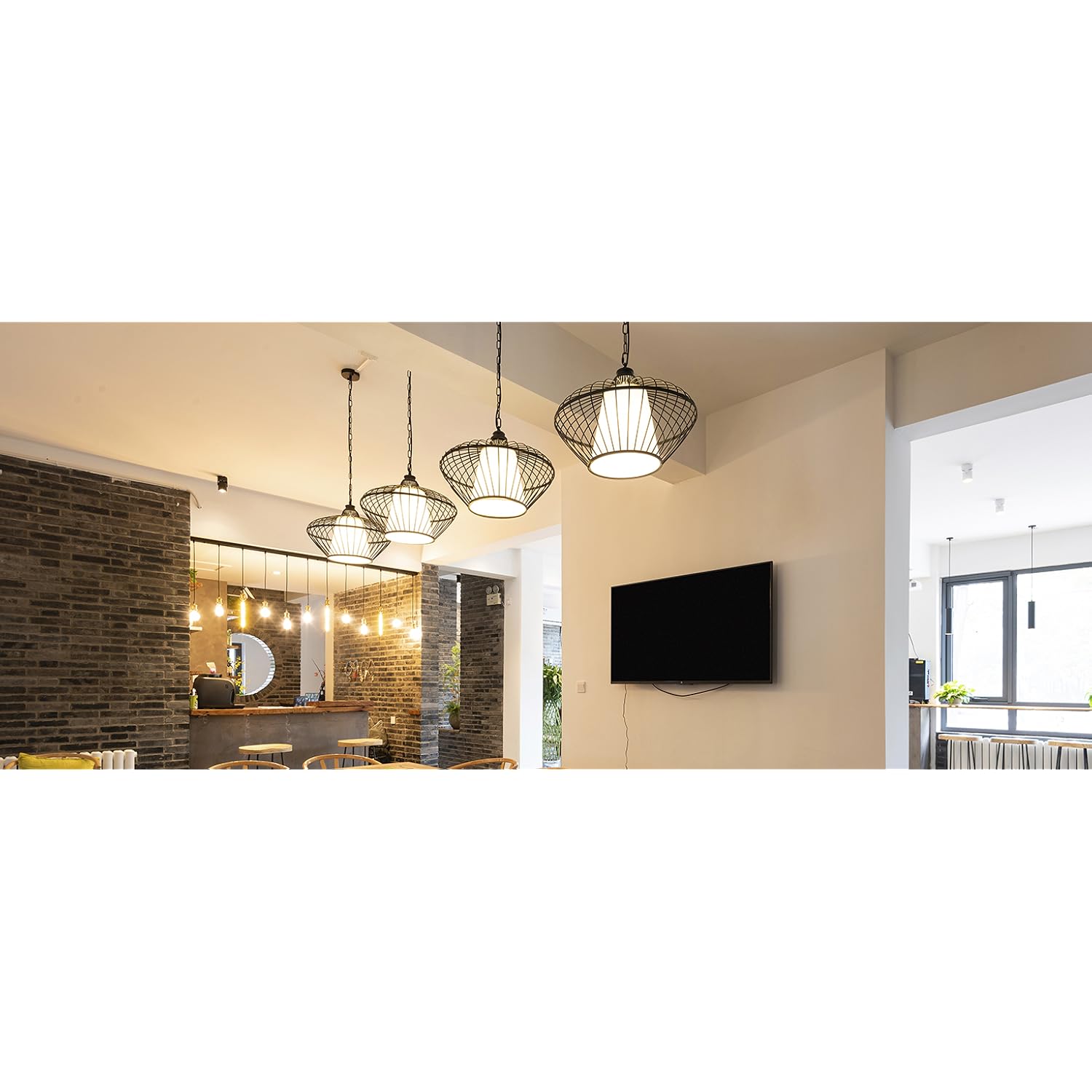 50W LED Corn Light Bulb 6000 Lumen Led Corn Bulb Super Bright 3000K Warm White E26/E27 Base LED Light Bulb for Home Garage Lighting Garage B