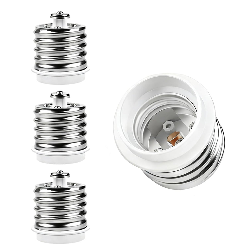 E39 to E26 Light Socket Adapter, Mogul to Standard Screw Base Reducer Converter