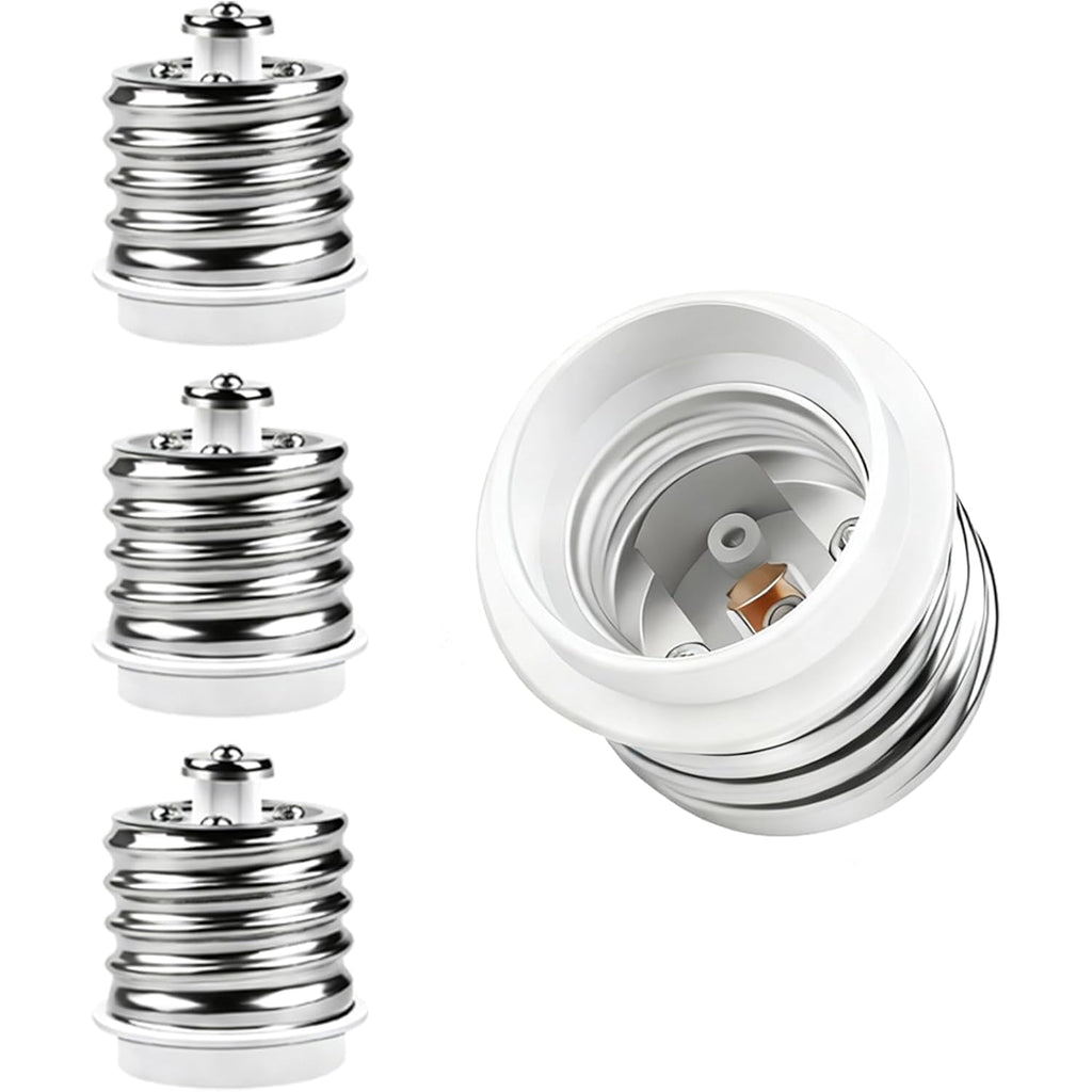 E39 to E26 Light Socket Adapter, Mogul to Standard Screw Base Reducer Converter