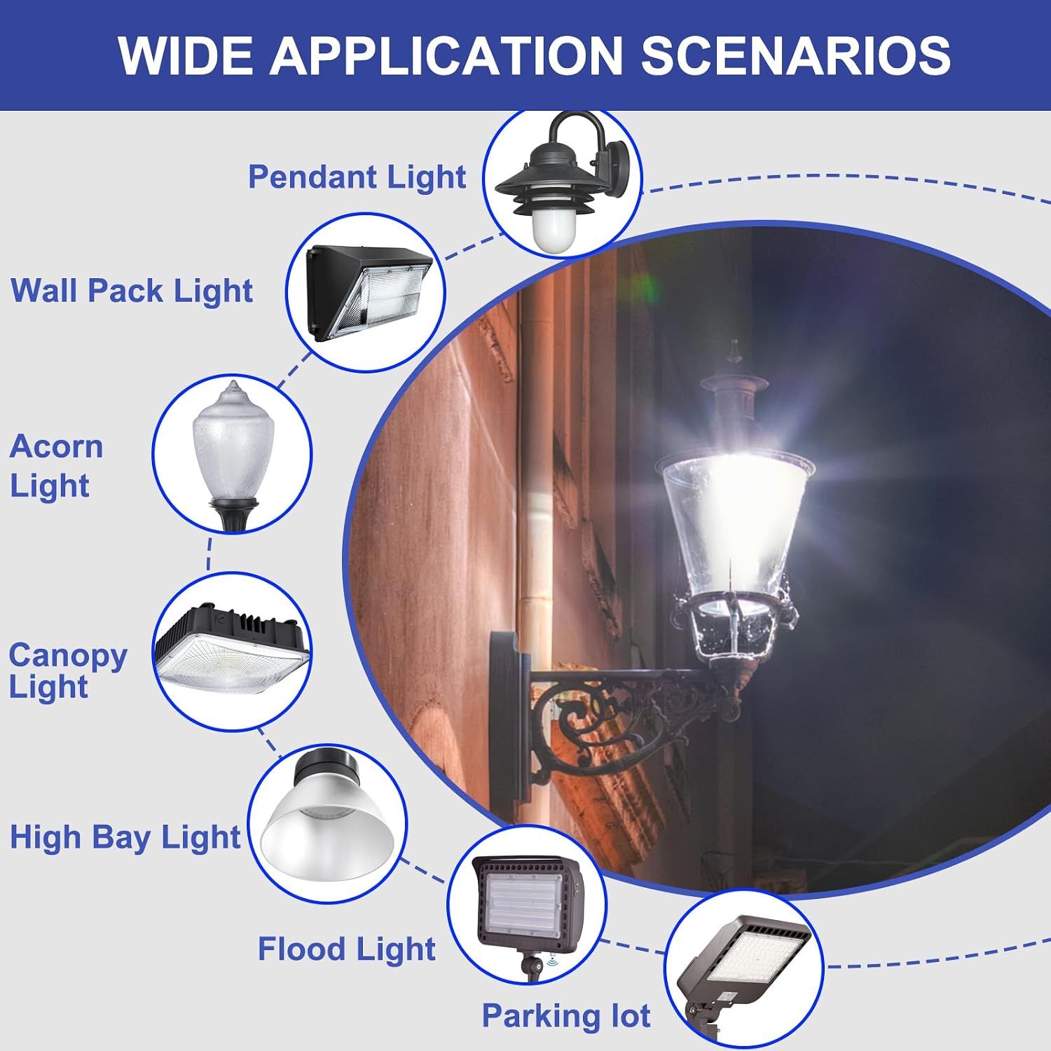 100W LED Corn Bulb, 12000 Lumens 6000K Daylight White, E26/E39 Base