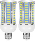 60W LED Corn Bulb, 6000 Lumens 5000K Daylight White, E26 Base