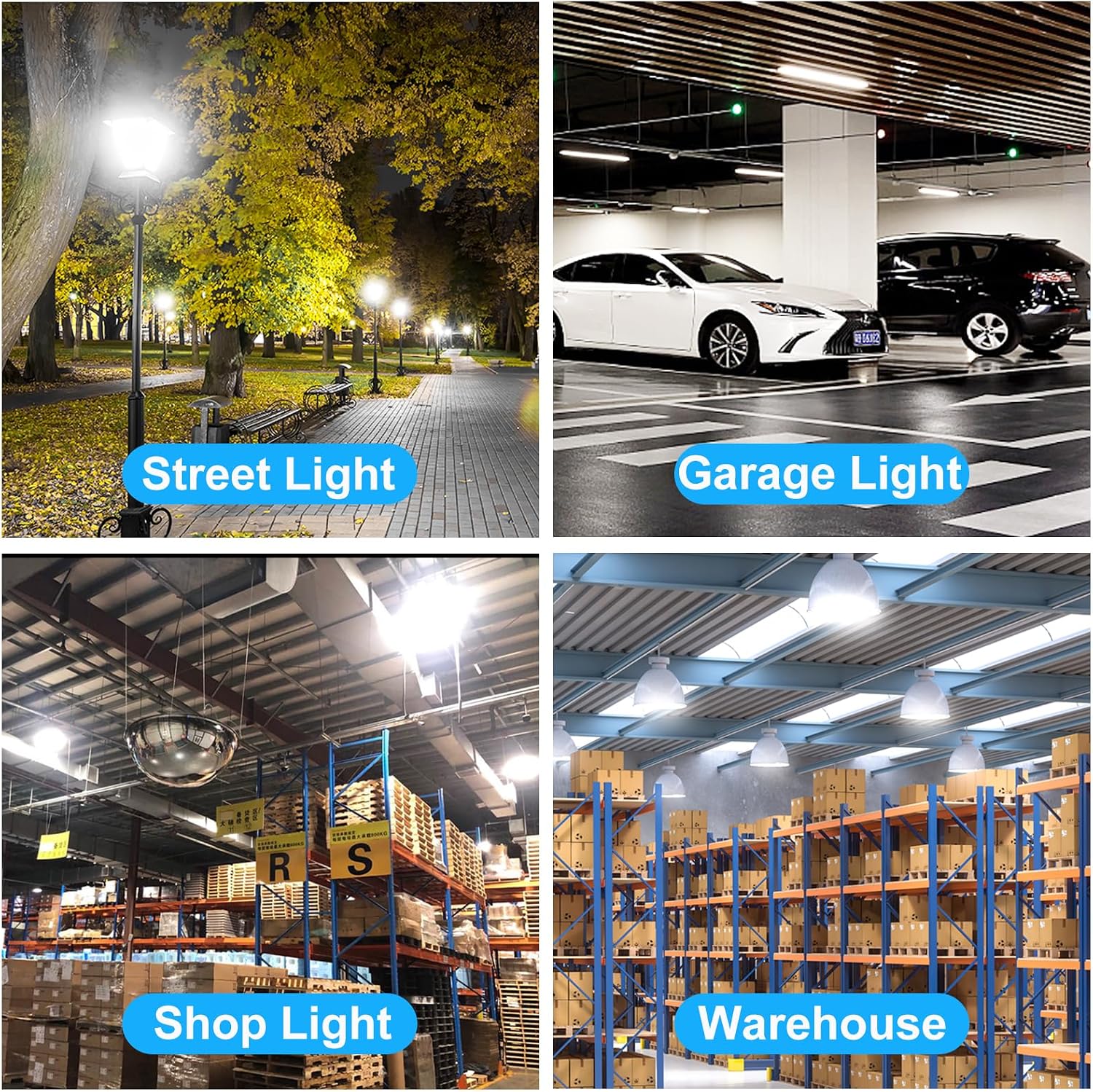 100W LED Corn Bulb, 5000K Daylight White, 12000 Lumens, E26/E39 Base